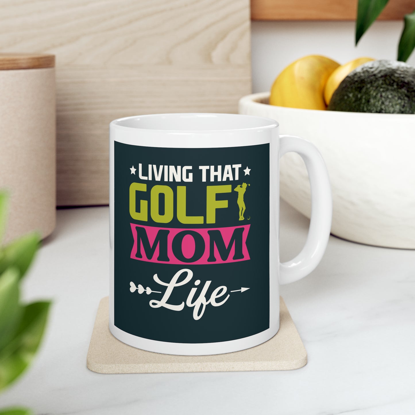 "Living That Golf Mom Life" Mug