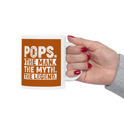 "Pops. The Man. The Myth. The Legend." Mug