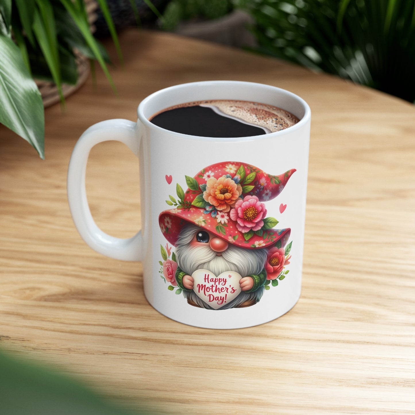 "Mother's Day Red Gnome" Mug