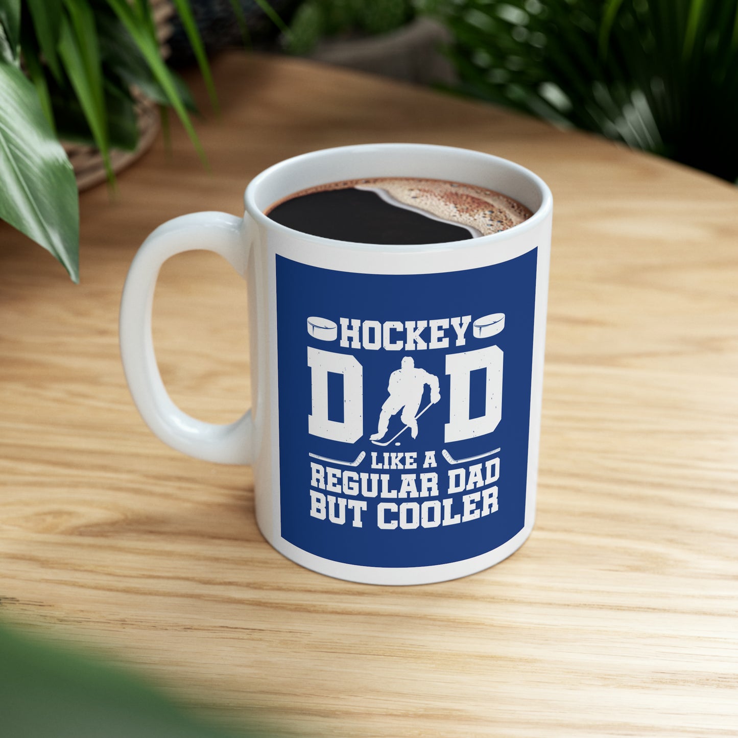 "Hockey Dad Like a Regular Dad but Cooler" Mug