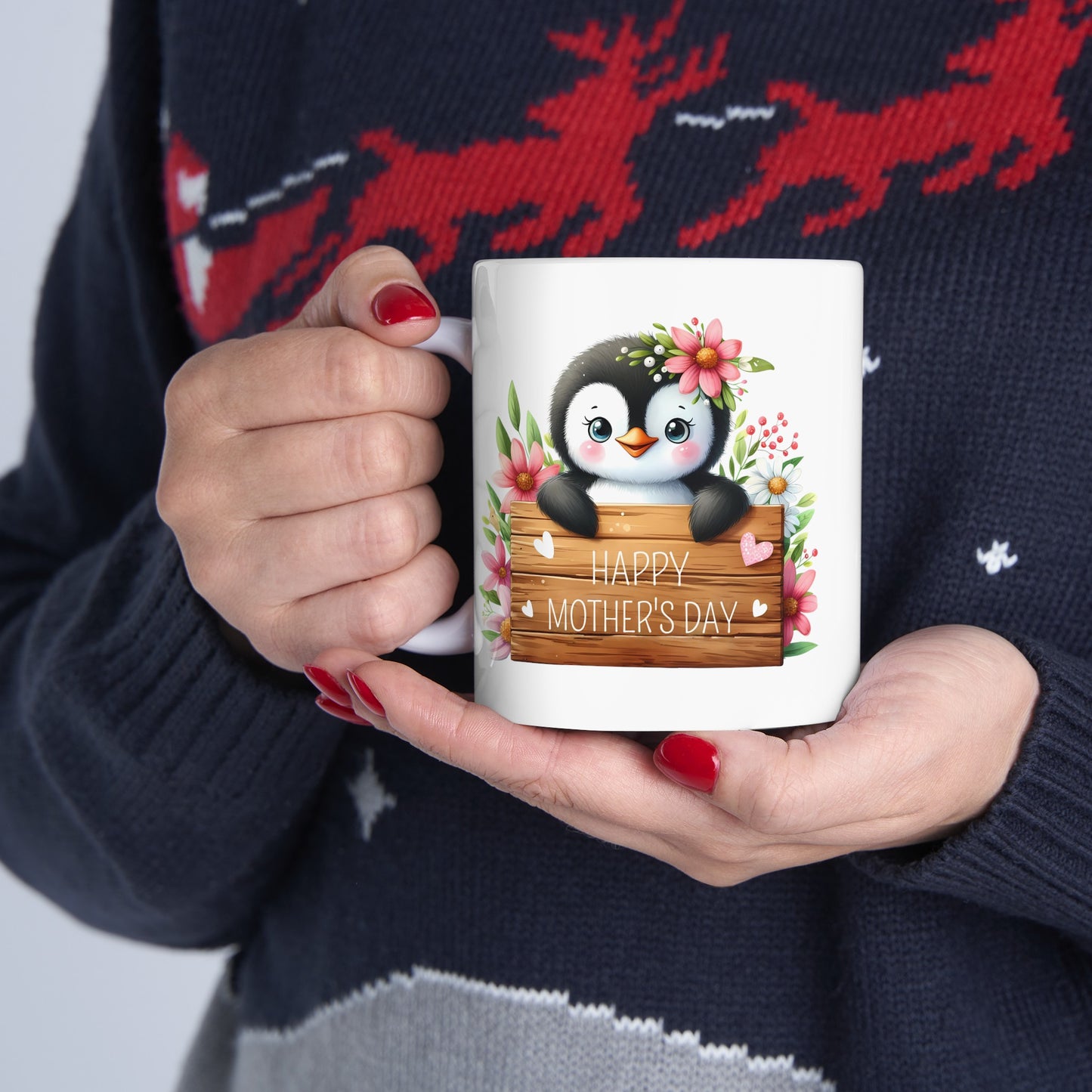 "Mother's Day Penguin" Mug