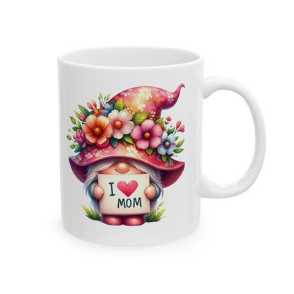 "Mother's Day I Love Mom Gnome" Mug