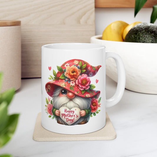 "Mother's Day Red Gnome" Mug