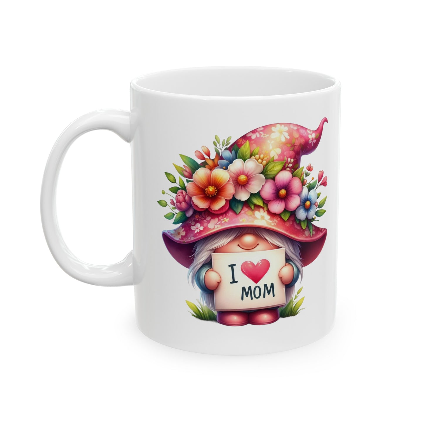 "Mother's Day I Love Mom Gnome" Mug