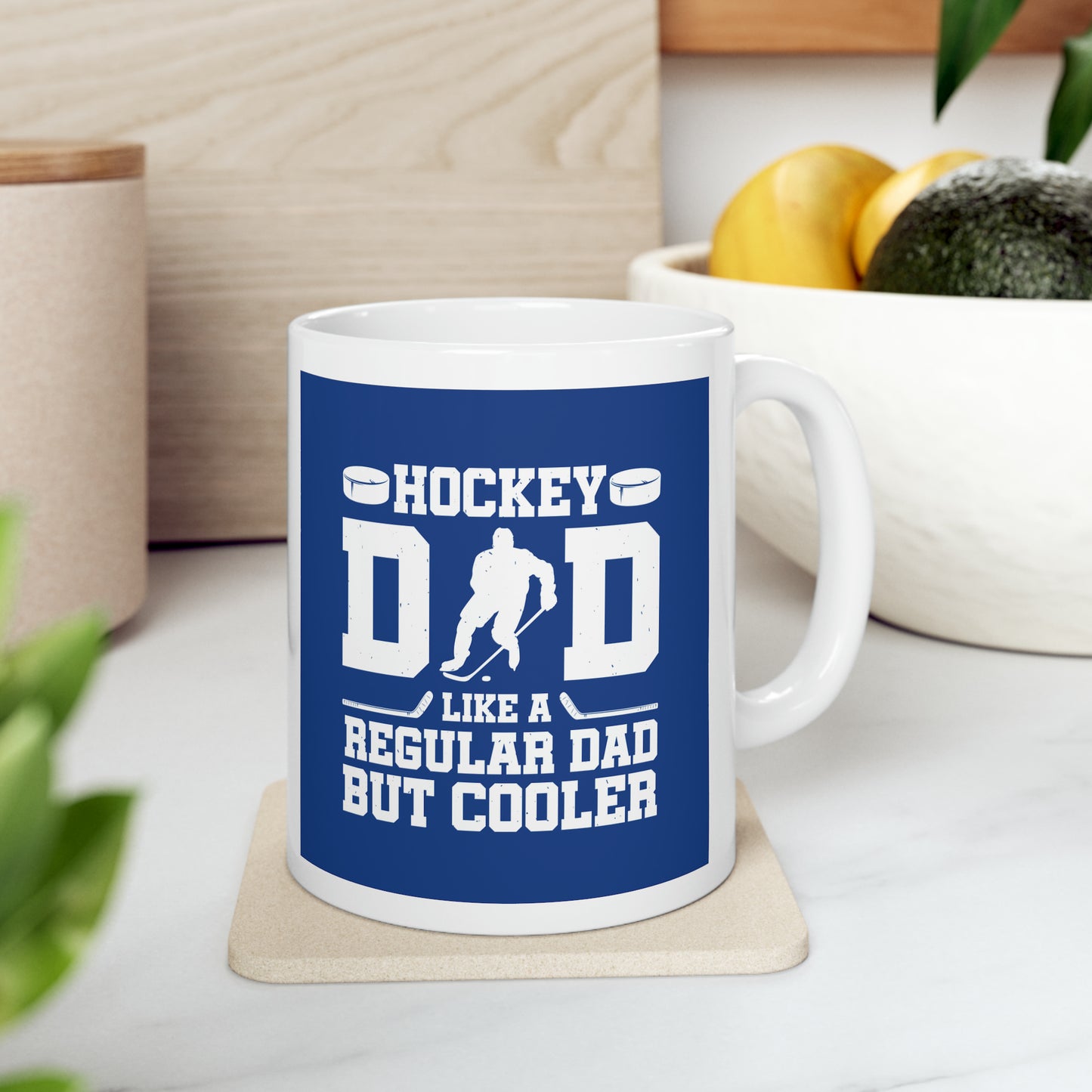 "Hockey Dad Like a Regular Dad but Cooler" Mug