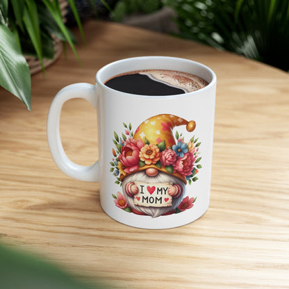 "Mother's Day I Love my Mom Gnome" Mug