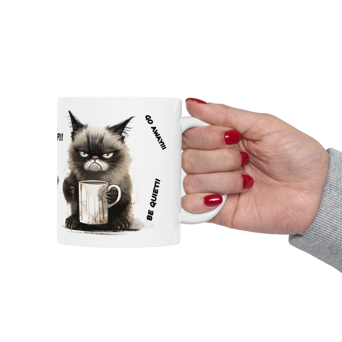 "Angry Cat" Mug