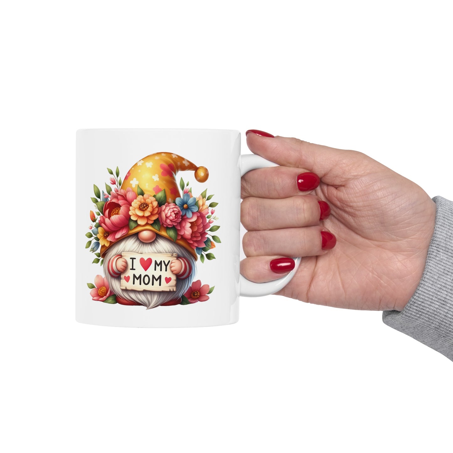 "Mother's Day I Love my Mom Gnome" Mug