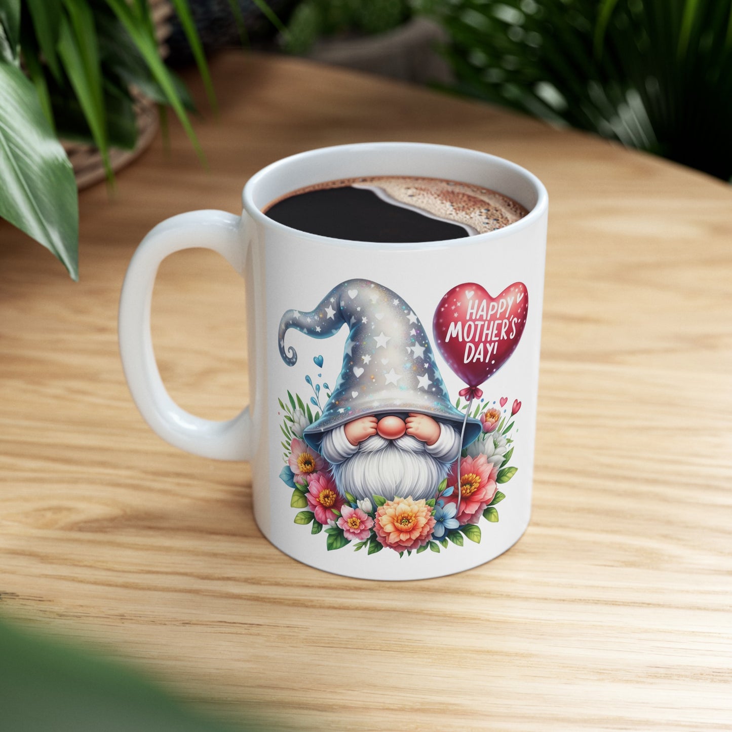 "Mother's Day Gray Gnome" Mug