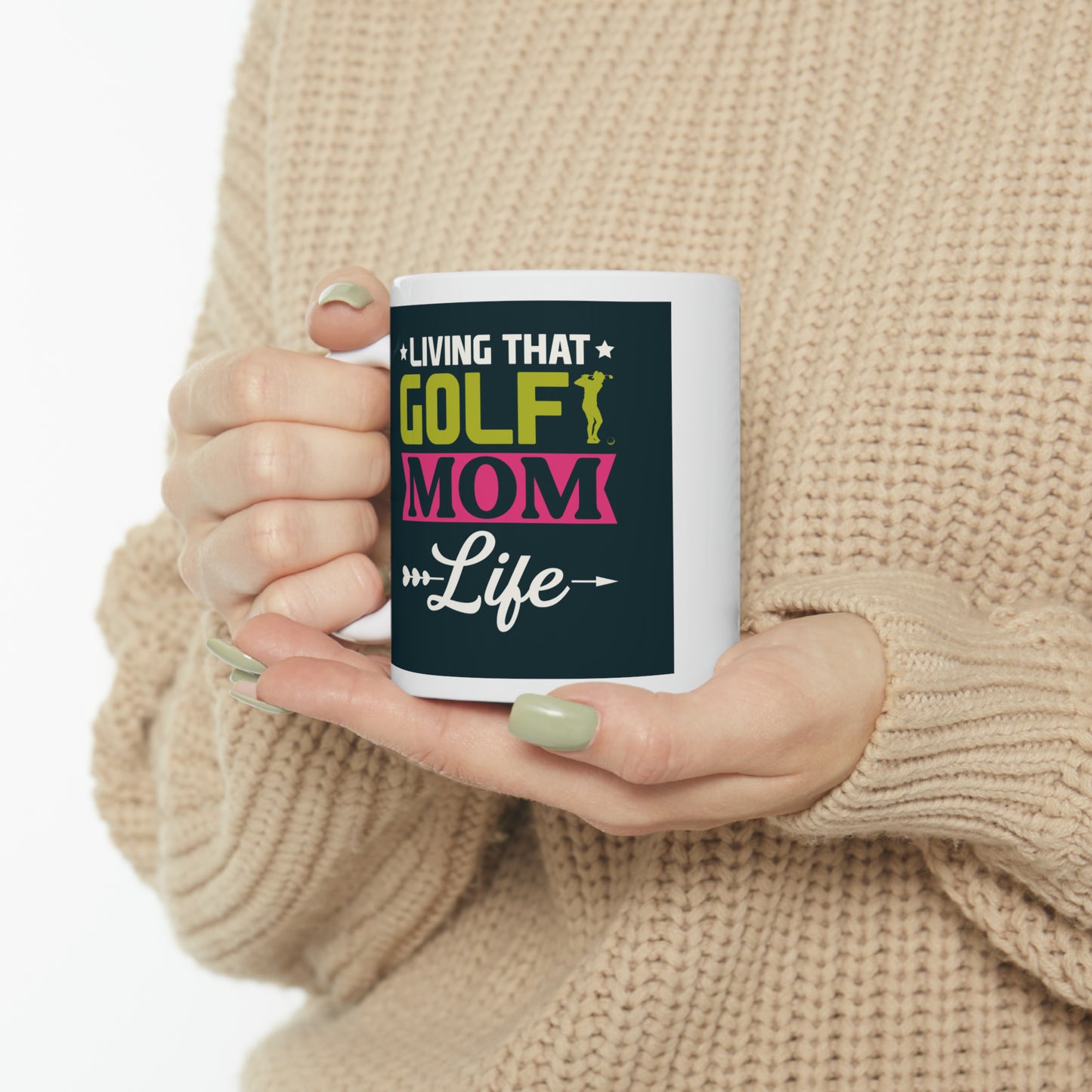 "Living That Golf Mom Life" Mug