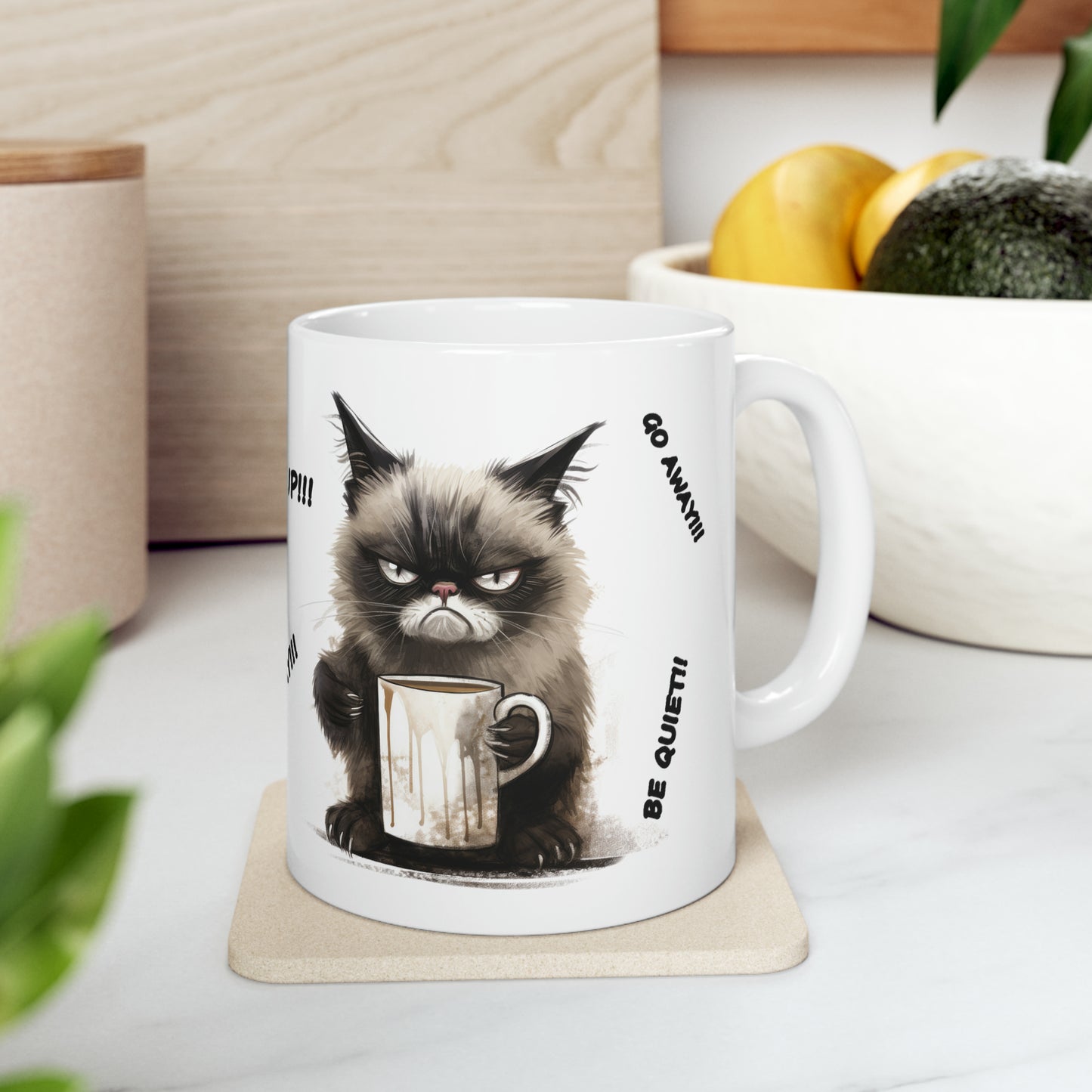 "Angry Cat" Mug