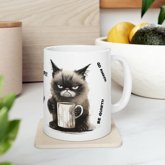 "Angry Cat" Mug