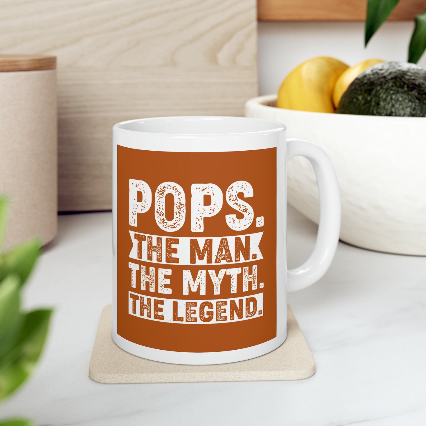 "Pops. The Man. The Myth. The Legend." Mug