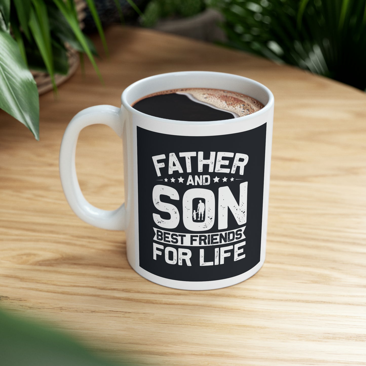 "Father and Son Best Friends for Life" Mug