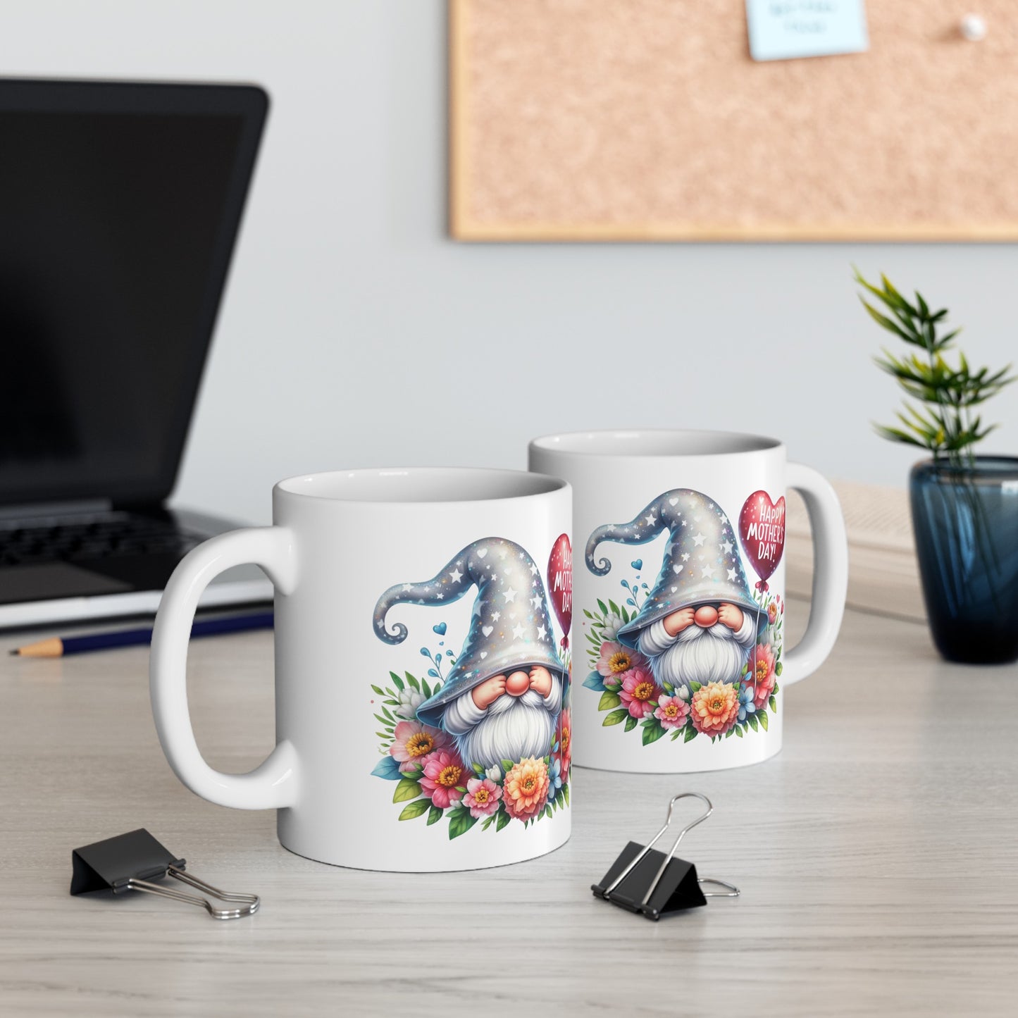 "Mother's Day Gray Gnome" Mug