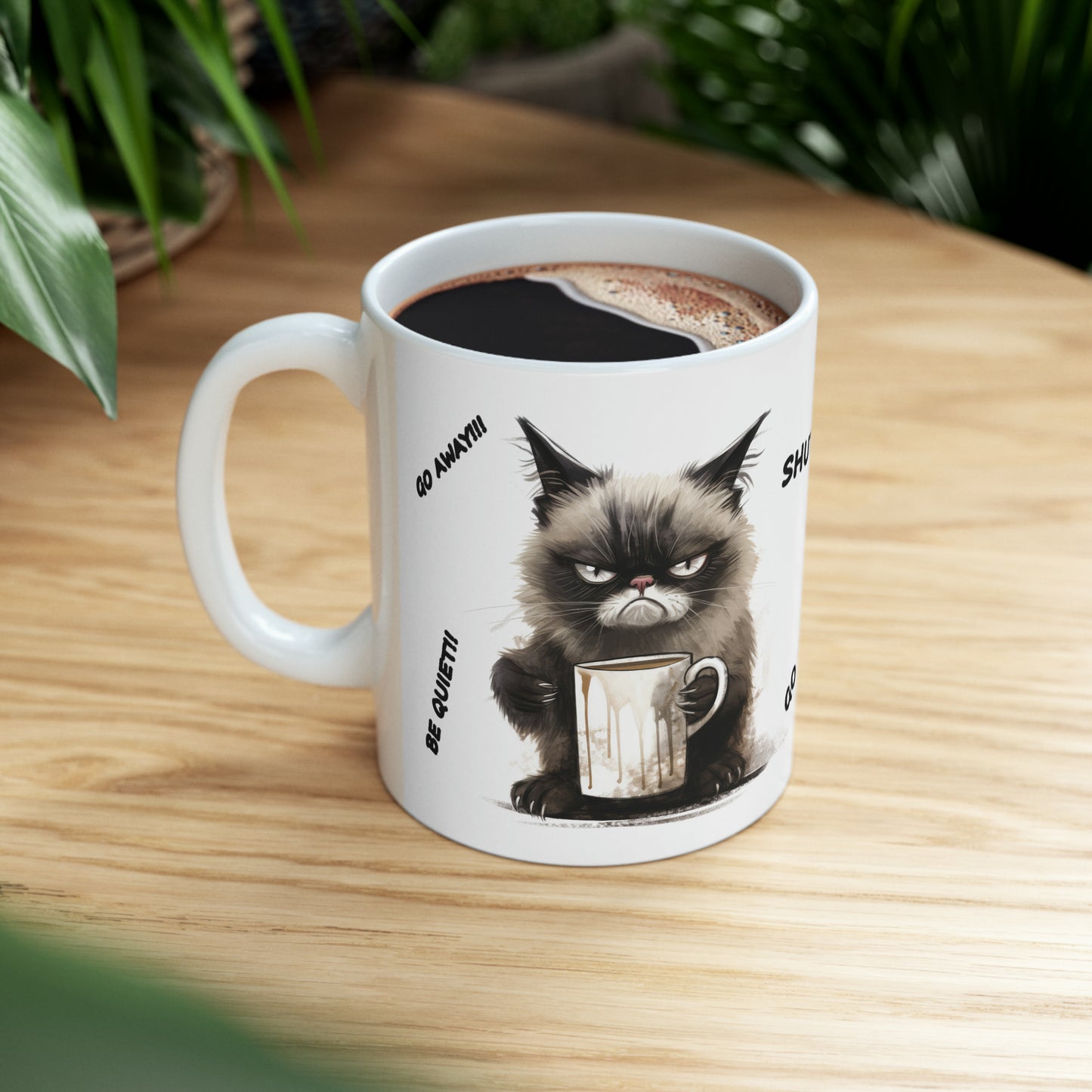 "Angry Cat" Mug