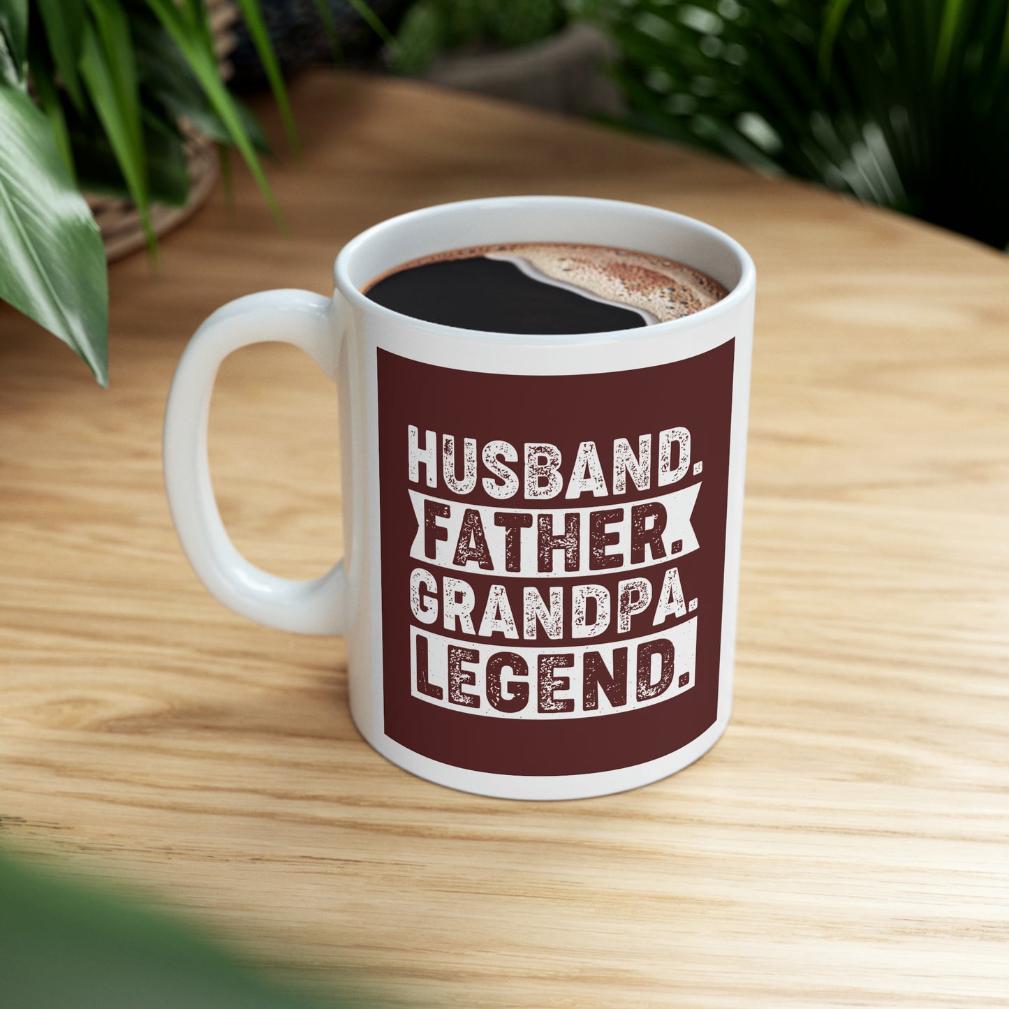 "Husband. Father. Grandpa. Legend." Mug