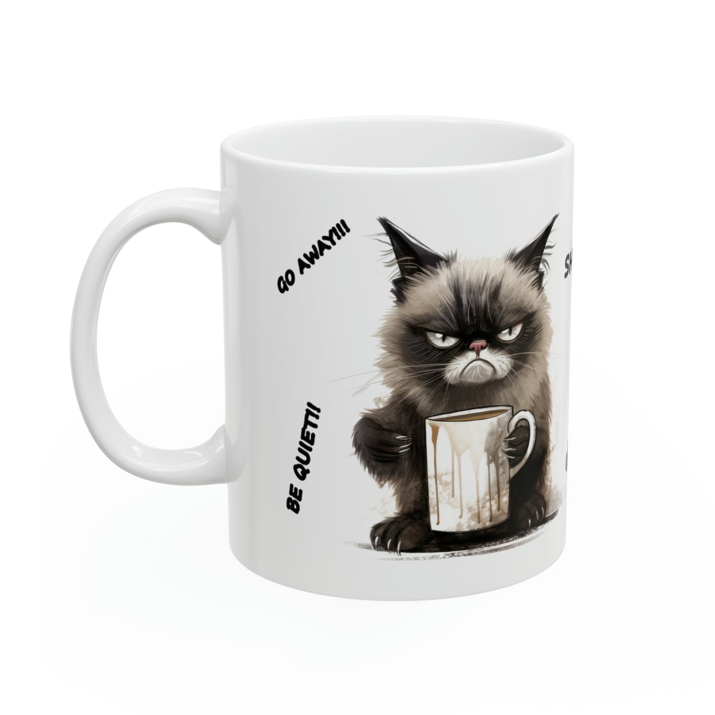 "Angry Cat" Mug